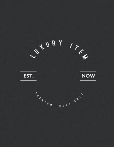 Journal: Luxury Item "My Goals" Premium Ideas Only | 150 Pages | 8.5 x 11"