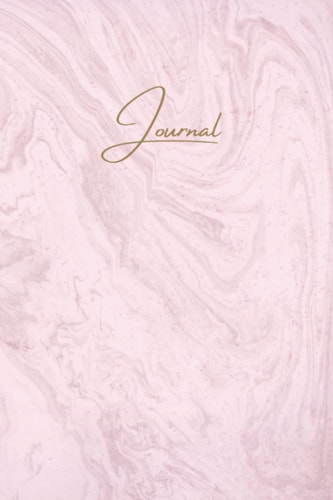 Dotted Journal: Pink Marble Composition Notebook, Dotted Pages, 120 Pages, Medium (6x9)