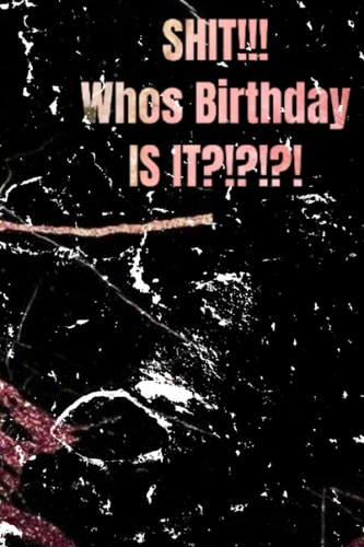 Birthday Reminder: Whos Birthday is it