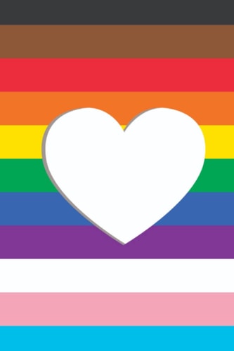 Pride Heart Notebook | LGBTQ+ Notebook Journal | Gay Pride I Lesbian, Transgender Queer, Bisexual Equality
