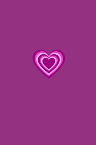 6x9 Pink Heart Cover Notebook