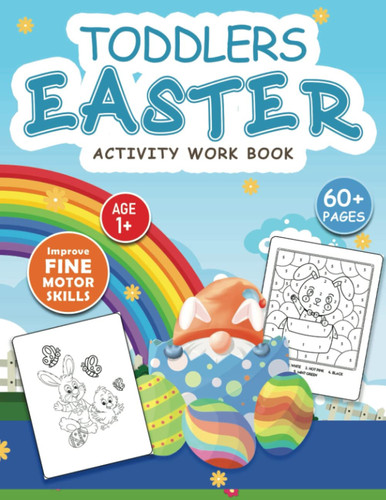 Easter Activity Workbook For Kids: Easter Perfect gift for Age 1-4| Includes Mazes, Word Search, Sudoku, Drawing, Dot-to-Dot, Picture Puzzles, and Coloring