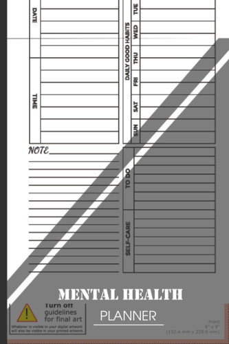 Mental Health Planner: Meal, Water, Fitness & Exercise Planner for Adults | Full Year Daily Weight Loss for Adults