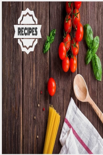 Recipe Journal; 6x9; Writing book, Notebook: Recipe Book