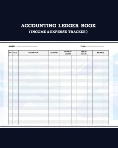 Income & Expense Record Notebook - Accounting & Bookkeeping Ledger Book for Small Business – Income & Expense Tracker: Accounting Ledger Book: Small ... & Expense Accounting Ledger : 120 Pages