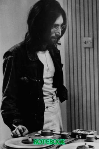 Notebook : John Lennon Lined Journal 6 x 9" 100 Pages for Office, Thankgiving Notebook , School Supplies Gift Idea #300