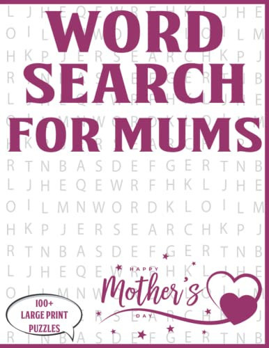 Word Search For Mums: Word Find Book For Mothers To Get Funny Moment