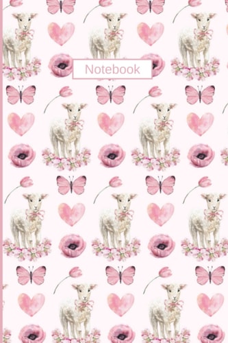 Notebook: Pink Lamb Notebook