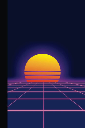 Notebook Synthwave Retro Style
