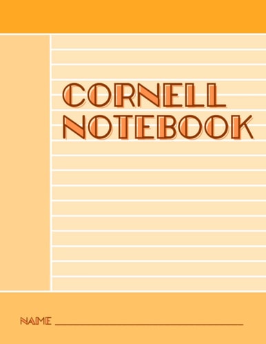 Cornell Notebook: College Notebook, Student Notebook, Effective Note Taking, Lecture and Meeting: 8.5 x 11 inches | 102 pages