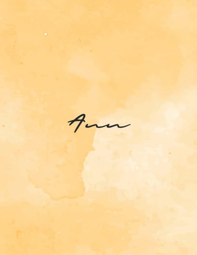 Ann: Personal Name Dot Gird | The Notebook For Writing Journal or Diary Women & Girls Gift for Birthday, For Student | 160 Pages Size 8.5x11inch - V.978