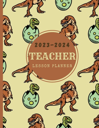 2023-2024 Teacher Lesson Planner: 2-year Monthly Calendar Planner January 2023 to December 2024 / Planner For To do list Planners And Academic Agenda