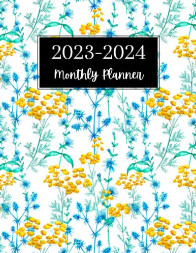 2023-2024 Monthly Planner: 2 Year Planner 2023-2024 Appointment Calendar for The Next Two Years | Daily Agenda Schedule Organizer For personal or ... With federal holidays to do list and goals.