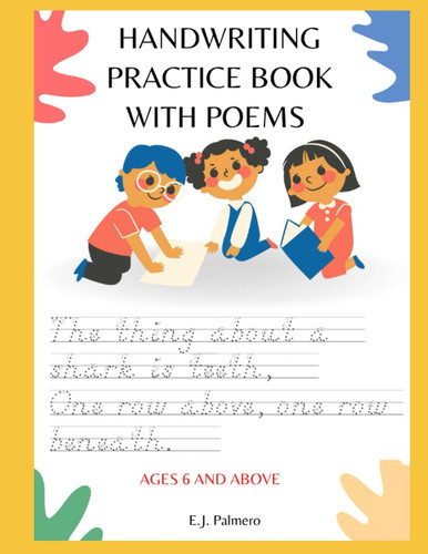 Handwriting Practice Book with Poems: Learn to Trace Alphabet Letters with Poems