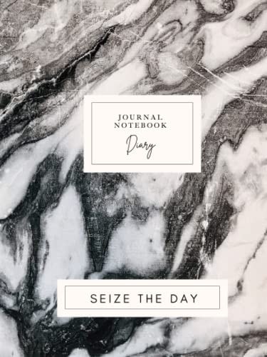 Journal Notebook Diary: Seize the day, seize the moment