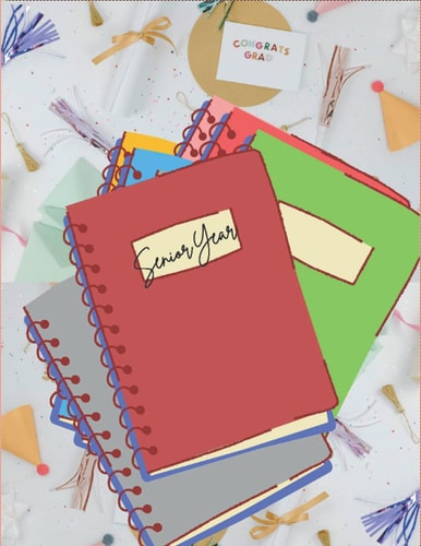 Senior Year Congratulations Graduate 8.5x11: Notebook for Seniors
