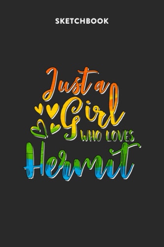 Fashion Sketchbook for Girls with Figure Templates - Just A Girl Who Loves Hermit Rainbow Design