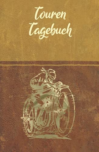 Tourenbuch Motorradfahrer Tagebuch Logbuch