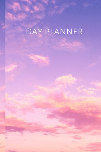 Warm Sunset Day Planner: Day Planner Organization Purple 6x9: Day Planner