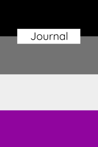 Journal notebook lined asexual flag