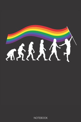 Notebook: Rainbow Pride Journal, Blank Lined, 120 pages, 6x9 Blank Notebook