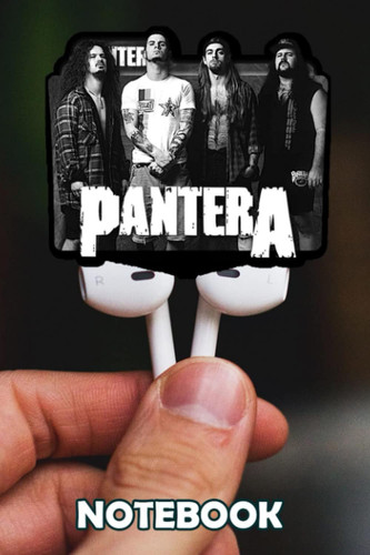 Pantera Band Notebook Soft Cover 100 Pages 6 x 9 Inches | Christmas, Thankgiving , Halloween Gifts #6
