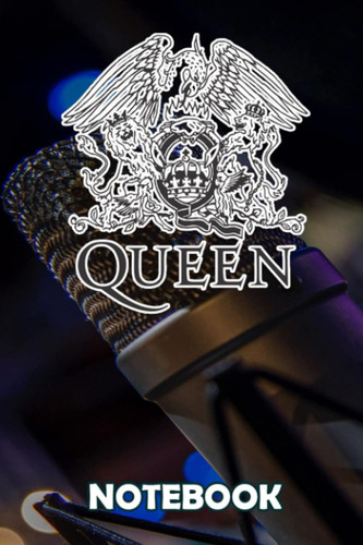 Queen Rock Band Notebook Soft Cover 100 Pages 6 x 9 Inches | Christmas, Thankgiving , Halloween Gifts #9