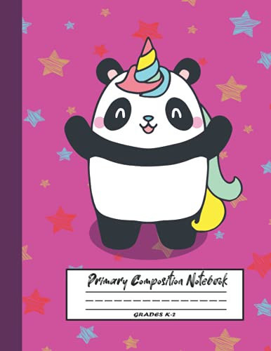 Primary composition notebook grades k-2: Composition Notebook for girls ,Handwriting Practice Paper ,Primary Composition Notebook with picture space ,top half blank