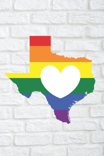 Texas Gay Pride Notebook / Journal 6x9: Notebook / Journal