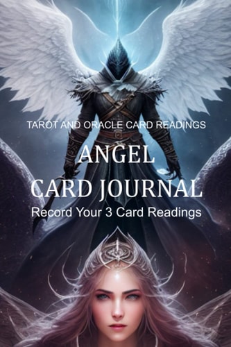 ANGEL CARD JOURNAL: Record Your 3 Card Readings: Statue Cover Notebook ideal for recording Tarot, Kipper, Lenormand , Oracle Card , Angel, Inspiration ... Deck Interpretations (Card Readers Journal)