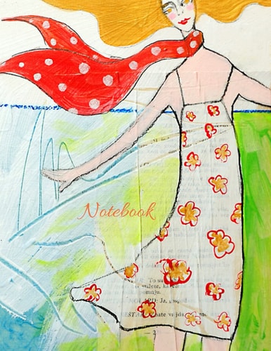 Notebook: Cute 120 College Ruled Pages Paperback Notebook/Journal (8.5x11 Large) With Original Artcover For School/College/Students/Teachers/Professors/Office/Art Lovers