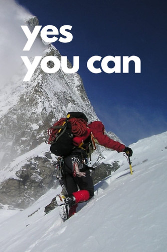 yes you can: Motivational Notebook, Journal, Diary