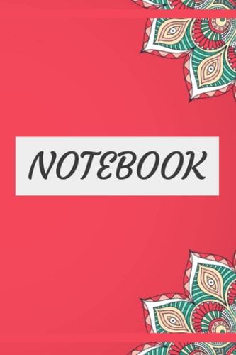 floral notebook: Elegant Lined Journal - floral Pink - Small (6x9 inches) - 120 pages