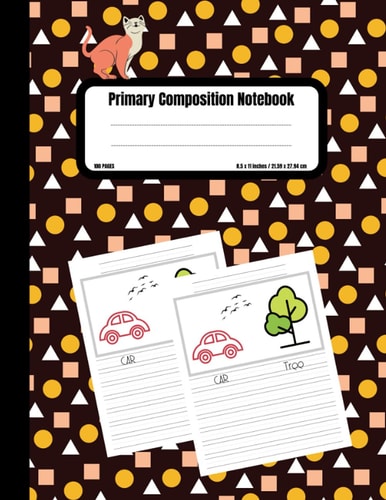 Primary Composition Notebook: Story Paper Journal Grade level k-2 With Picture Space | Drawing and Handwriting Practice Paper for Boys and Girls | ... Notebook Journal With Drawing Space