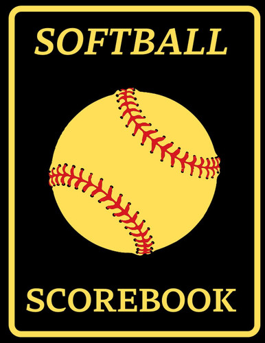 Softball Scorebook: Softball Score Sheet, Softball Scorekeeper Book, Softball Scorecard | 110 Games 12 Players | Vol.3