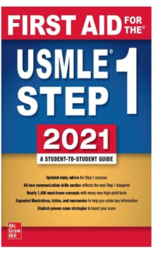 First Aid for the USMLE Step 1 2021: A Student-To-Student Guide