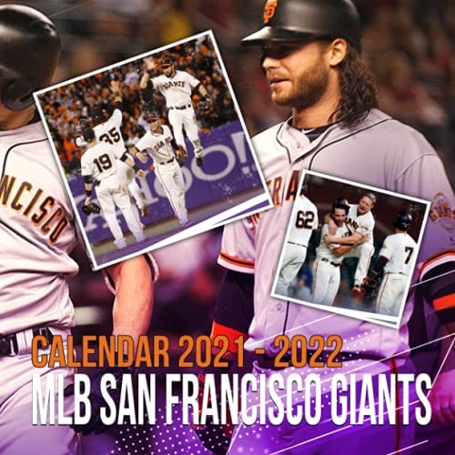 MLB San Francisco Giants 2022 Calendar: Baseball Squared Monthly Wall Calendar