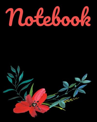 Notebook-Composition Notebook-Flowers-8X10