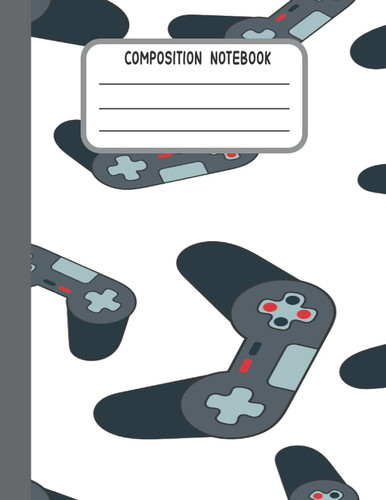 Composition Notebook: Notebook for Gamers | Gaming Notebook | College Ruled 120 Pages | Notebook Journal for Students Video Game Fans and Gamer School Students
