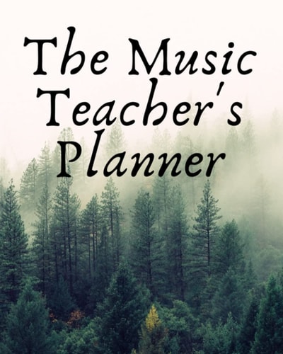 The Music Teacher's Planner: An undated planner designed specially for private music teachers