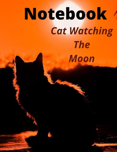 Notebook Cat Moon: Diary & Lined Journal |Cat Journal (Amazing Cat Notebook): Cat Lovers Notebook