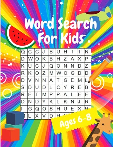 Word Search For Kids Ages 6-8: Improve Vocabulary In 40 Pages For Children