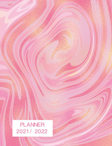 Pink Girly Academic Planner -September 2021- July 2022: Student academic planner