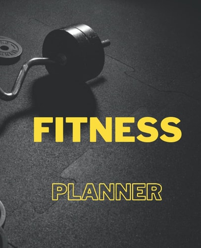Fitness planner: Fitness log bok with space to track running, weight lifting and diet log / Pages : 120 , Size : 7.5 x 9.25