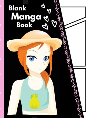 Blank Manga Book: Create and Design Your Own Manga & Anime Sketchbook - Perfect Gift For Any Manga Anime Fans: 8.5" x 11" (Blank Comic Book) -100 ... Draw Your Own Manga Today! Fun for All Ages.