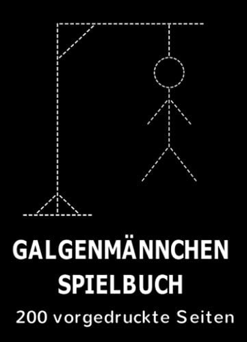 Galgenmännchen Spiel Galgenraten Buch Hängemännchen Heft 200 Seiten Aktivitätsbuch Spiele Für Unterwegs Erwachsene Kinder Ratespiel Denkspiel Buchstabenspiel Papierspiel Reisespiel Mitbringsel