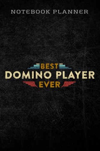 Notebook Planner Best Domino Player Ever. winning gift award pretty: Homework,To Do List,Homework,Personal,6x9 in ,PocketPlanner,Money,Journal