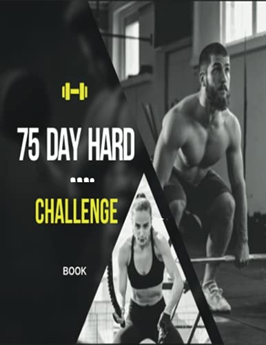 75 Day Hard Challenge Book ,75 hard andy frisella: Yes you can, 75 hard andy frisella, 75 hard challenge book, 75 hard, workout log book, day planner, the daily stoic
