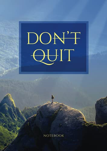 DO IT!: Inspirational Notebook to Write In | Lined Paper | A4