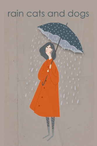 Rain Cats and Dogs Journal-Notebook